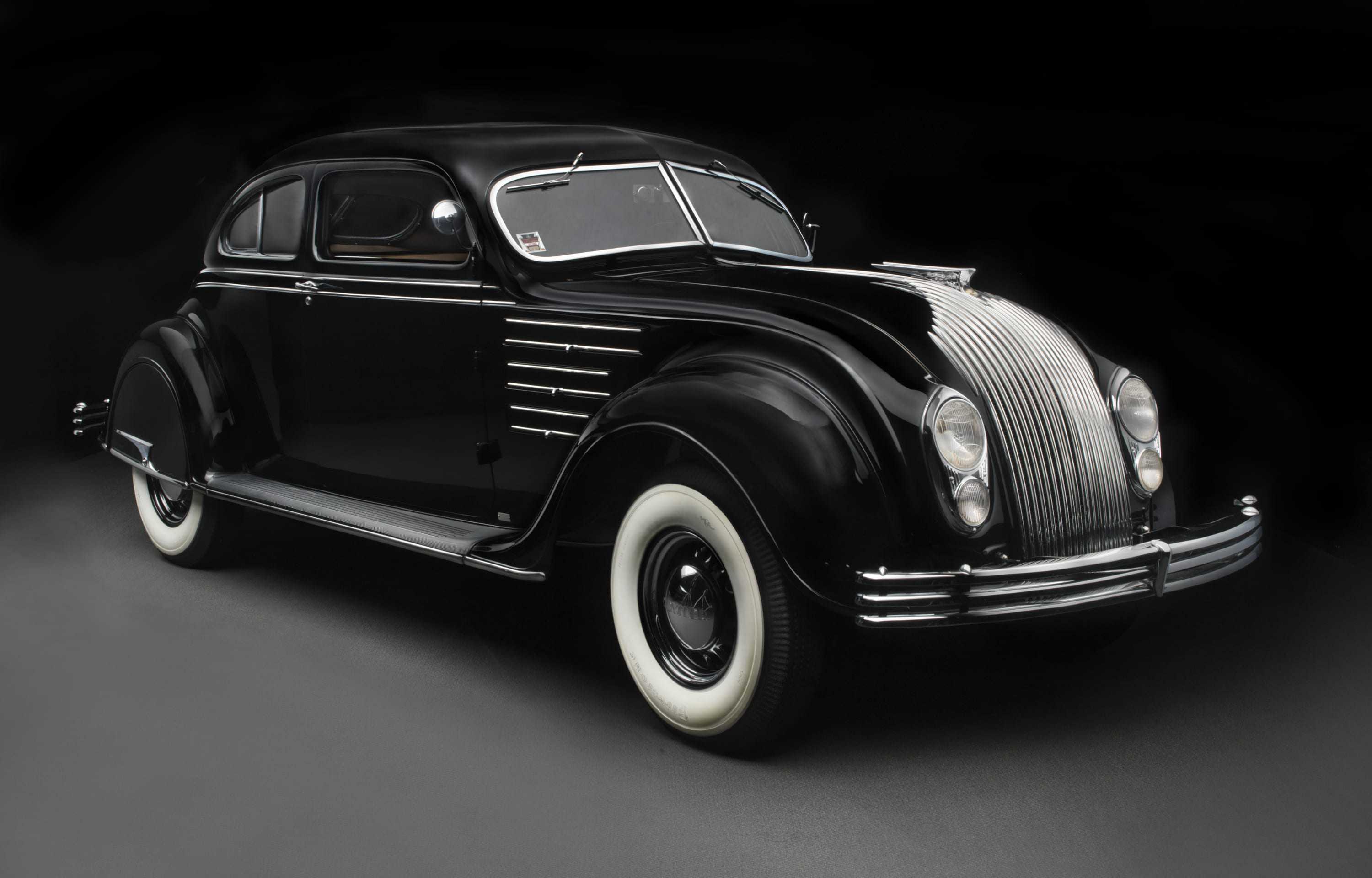 A Chrysler Airflow showing its distinctive streamlined design
