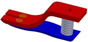 3D CAD model of prosthetic foot