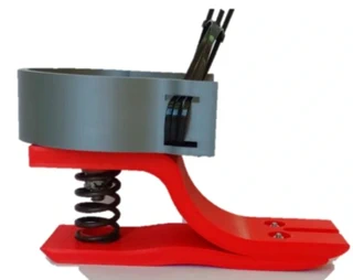 Completed 3D printed prosthetic foot prototype