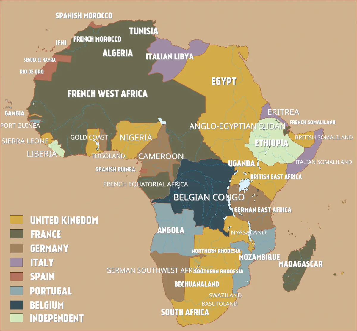 Africa Lost Sovereignty – Timeline