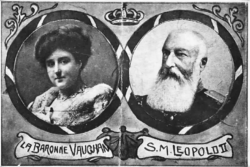 The king and La baronne Vaughan
