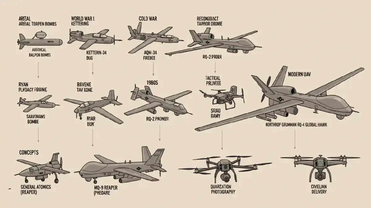 The Drone Wars - Timeline: From Balloons to Battlefields