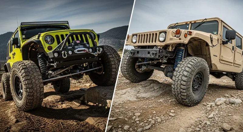 Comparison of solid axle vs. independent suspension dynamics