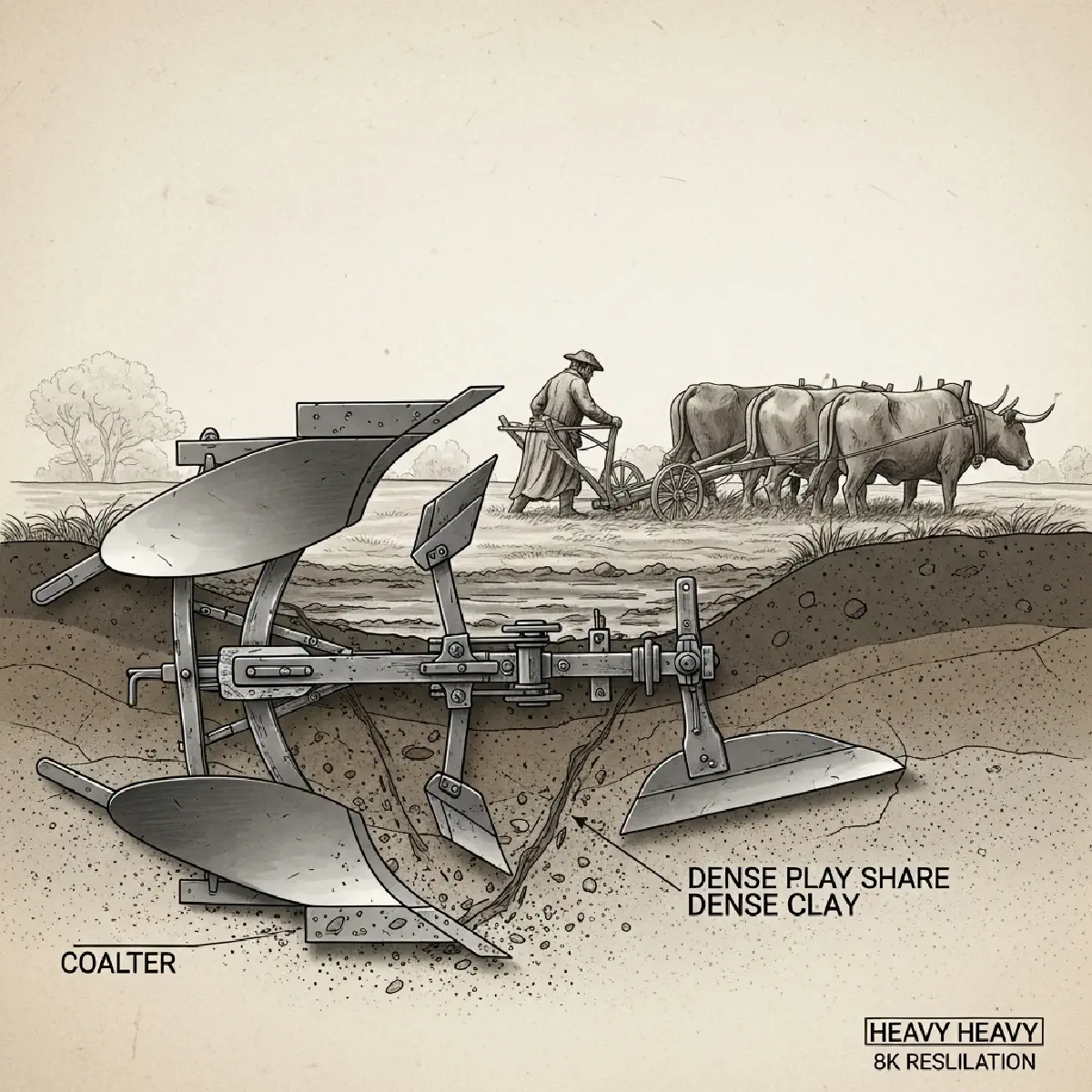 The Fertility Engine: Agricultural Systems That Built Empires - Part 1: The Heavy Plow: The Tool That Fed Medieval Europe