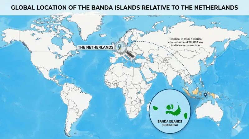 Map of Banda Islands