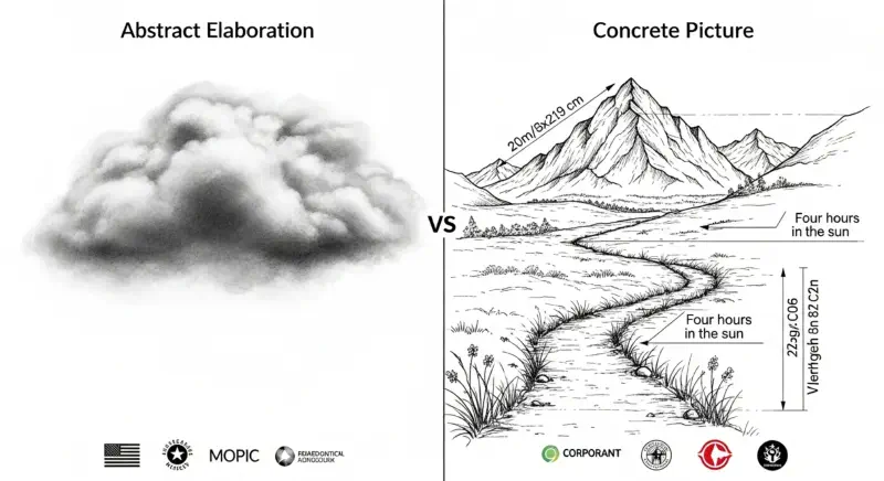 Concrete vs. Abstract