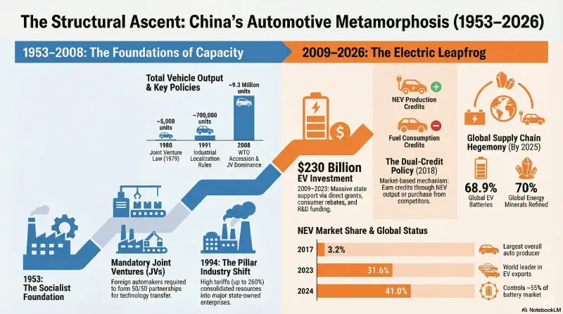 Timeline of Main Events in China's Automotive History