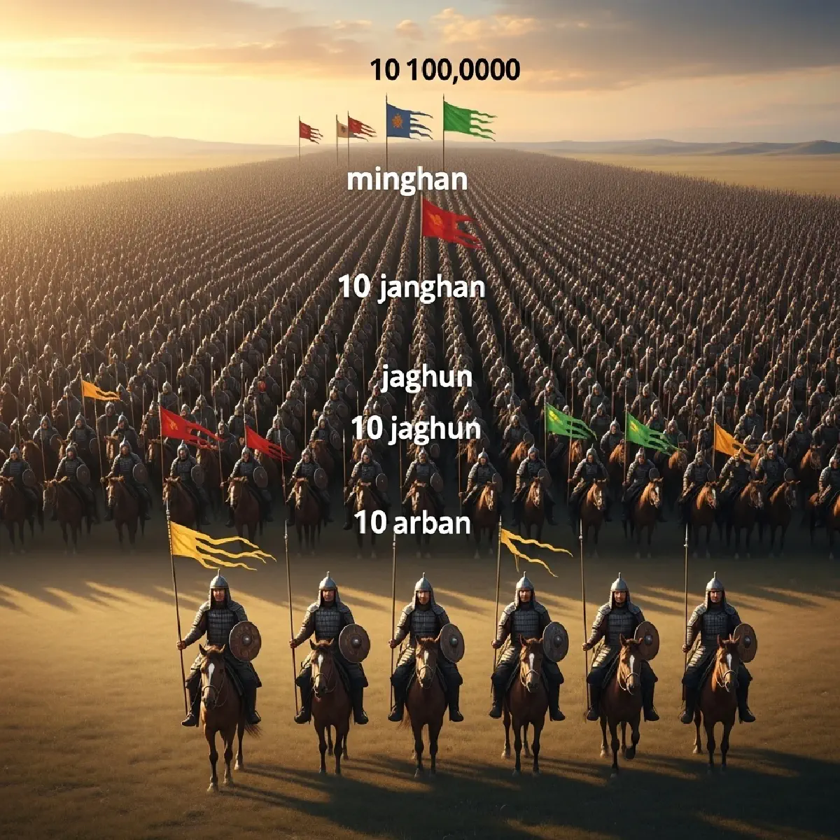 Mongol Empire - Part 1: The Decimal Army: The Organization System Copied for 800 Years