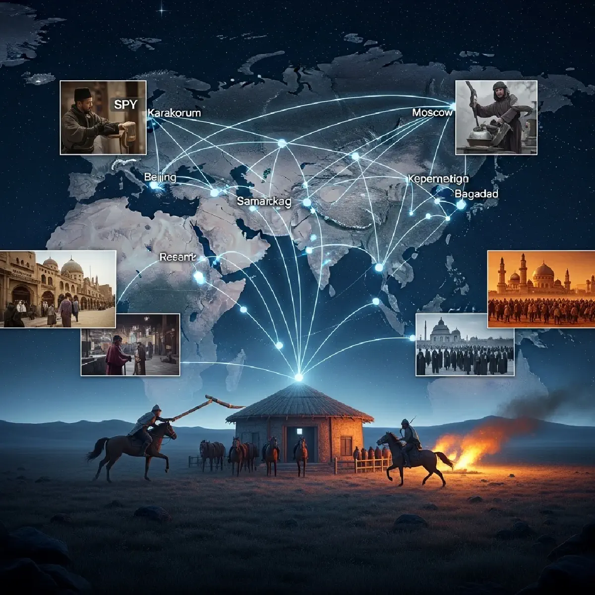 Mongol Empire - Part 3: Genghis Khan's Information Network: The Intelligence System That Conquered Empires
