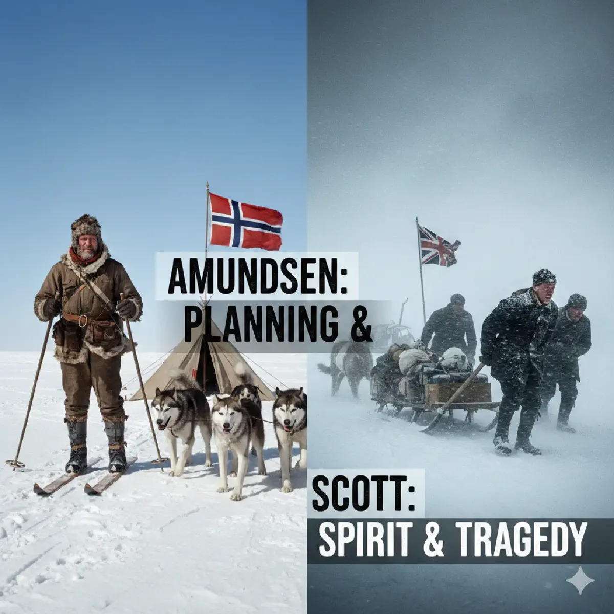 Poles Apart: Why Amundsen's Professionalism Triumphed Over Scott's 'British Spirit'