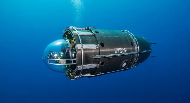 Interior of the Titan submersible cabin