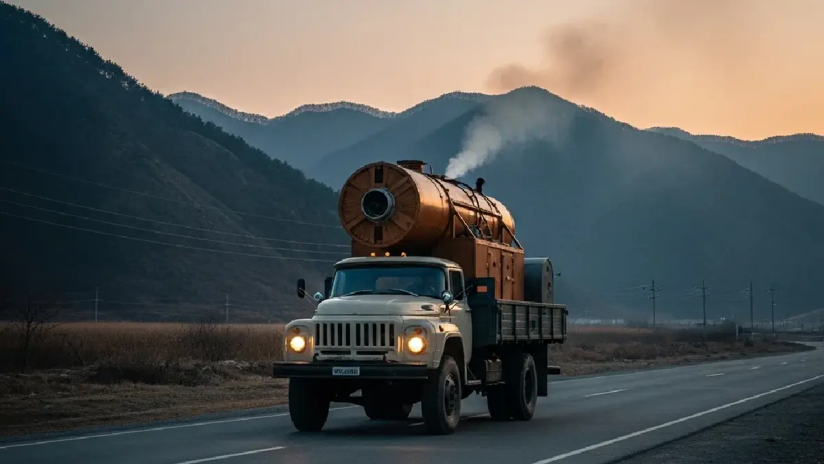 The Pyrolytic Engine: Firewood, Trucks, and the Survival Logic of North Korea