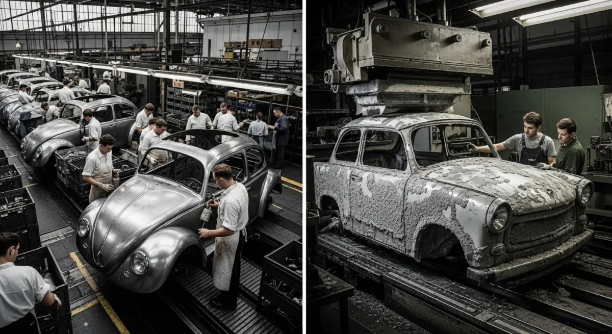 The Socialist Car – Part 1: Plastic, Steel, and the Two Germanies
