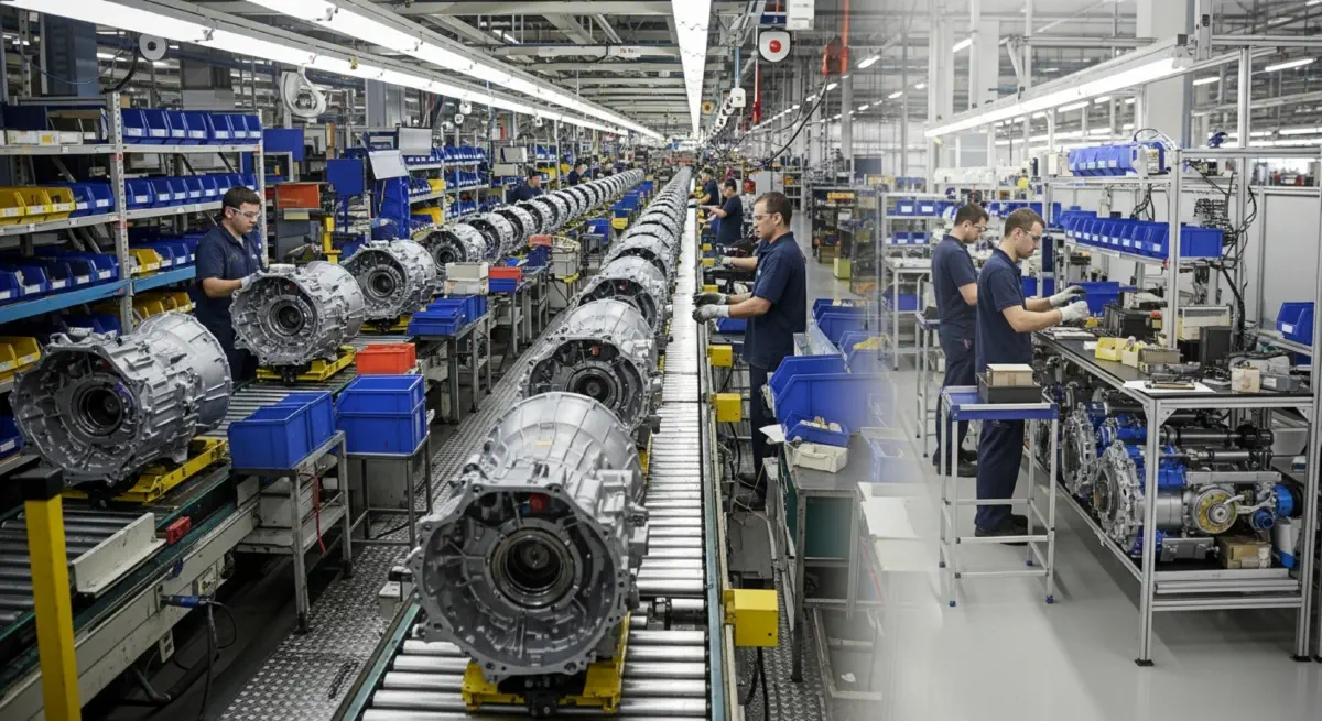 The Labor Displacement – Part 1: The Parts Taxonomy — Why the Drivetrain Is the Job Count