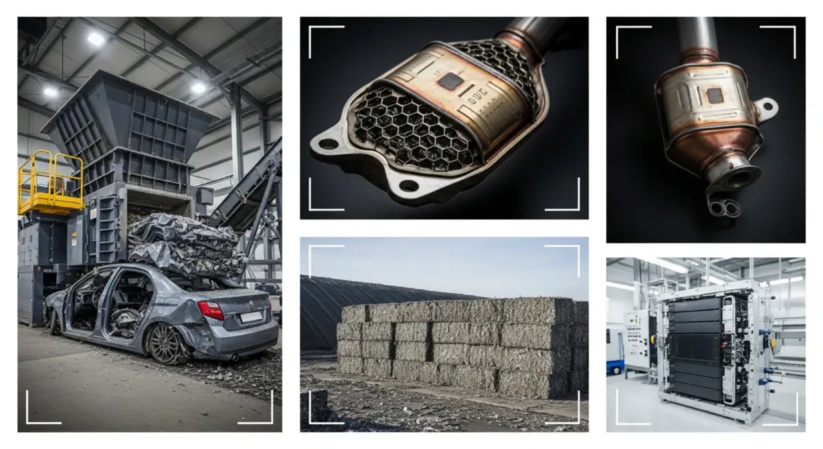 The Scrappage Circuit – Part 4: The Shredder Economics — Metals, Residue, and the Value That Goes Missing