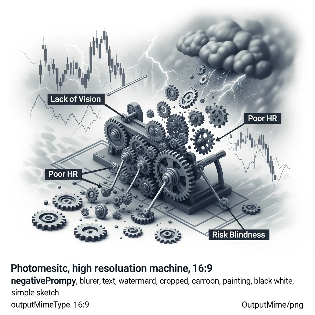 Complex web of interconnected pitfalls