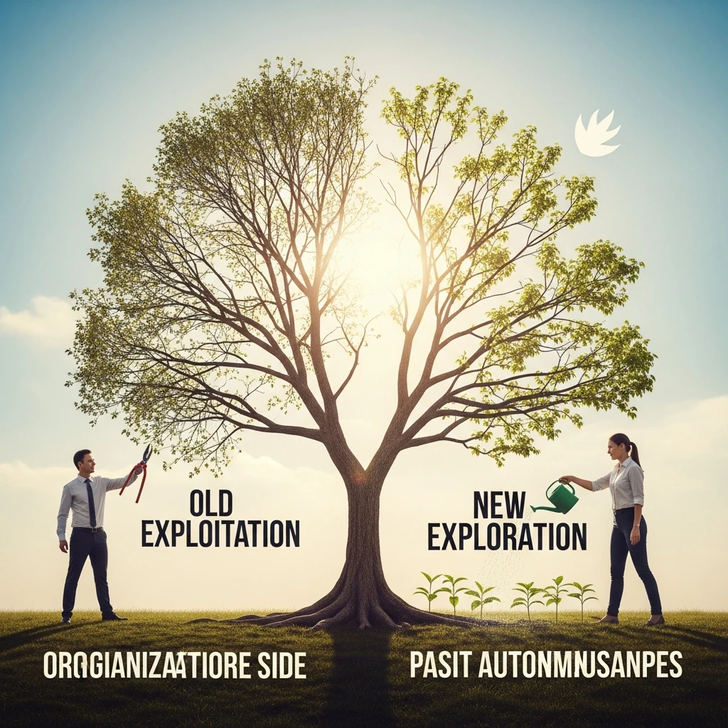 Breaking out of a mold symbolizing renewal