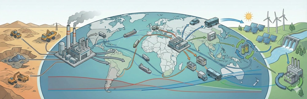 Beyond Zero Emissions: The Global Resource Footprint and Geopolitical Weight of the EV Battery