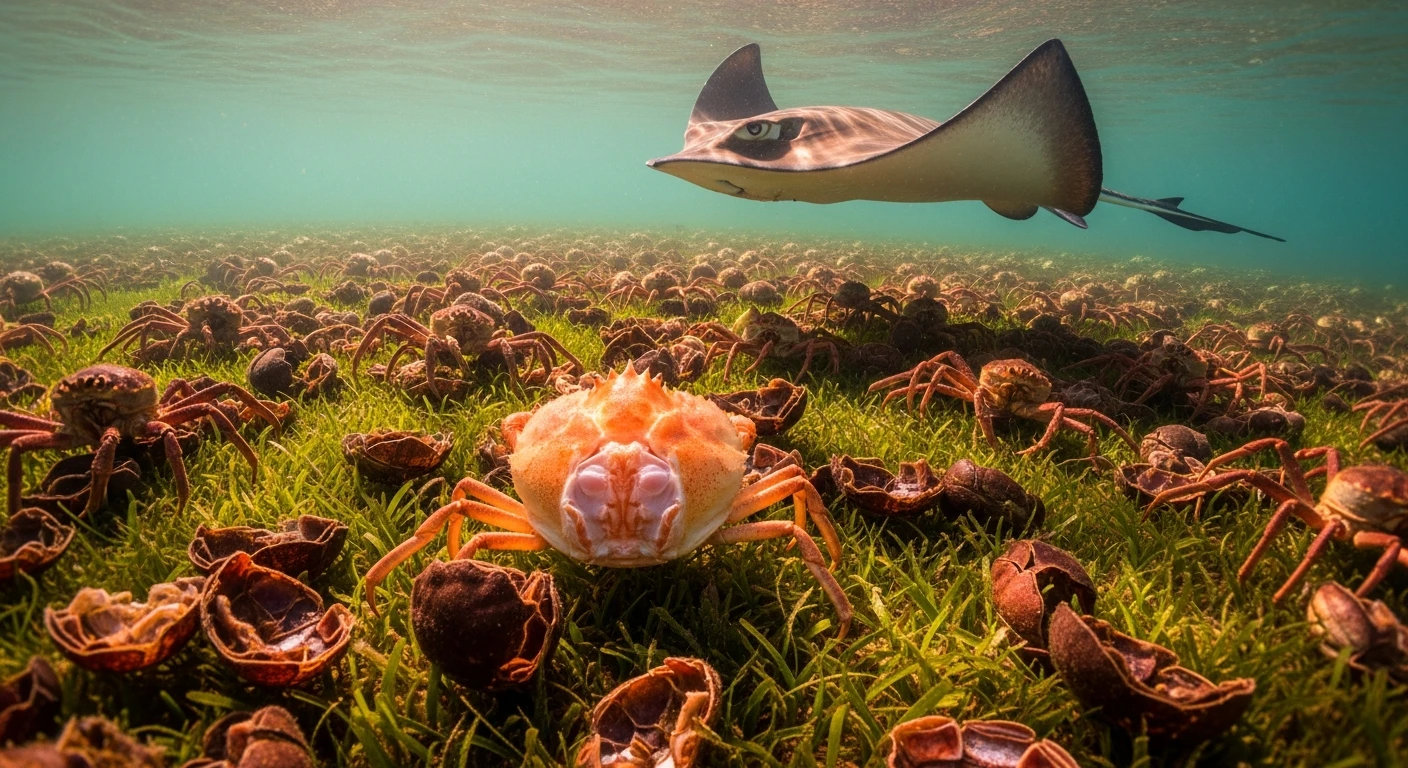 Marine life mating strategies and transformations