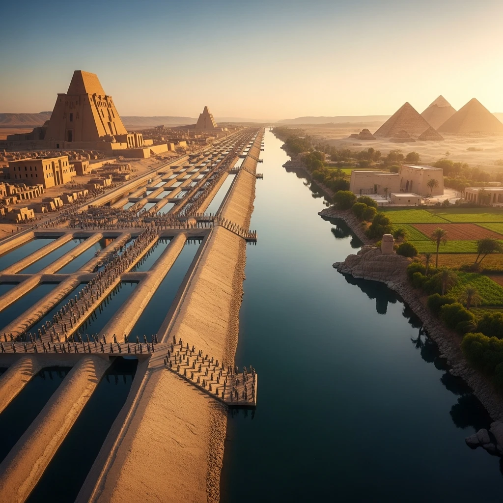 Ancient Egyptian scene