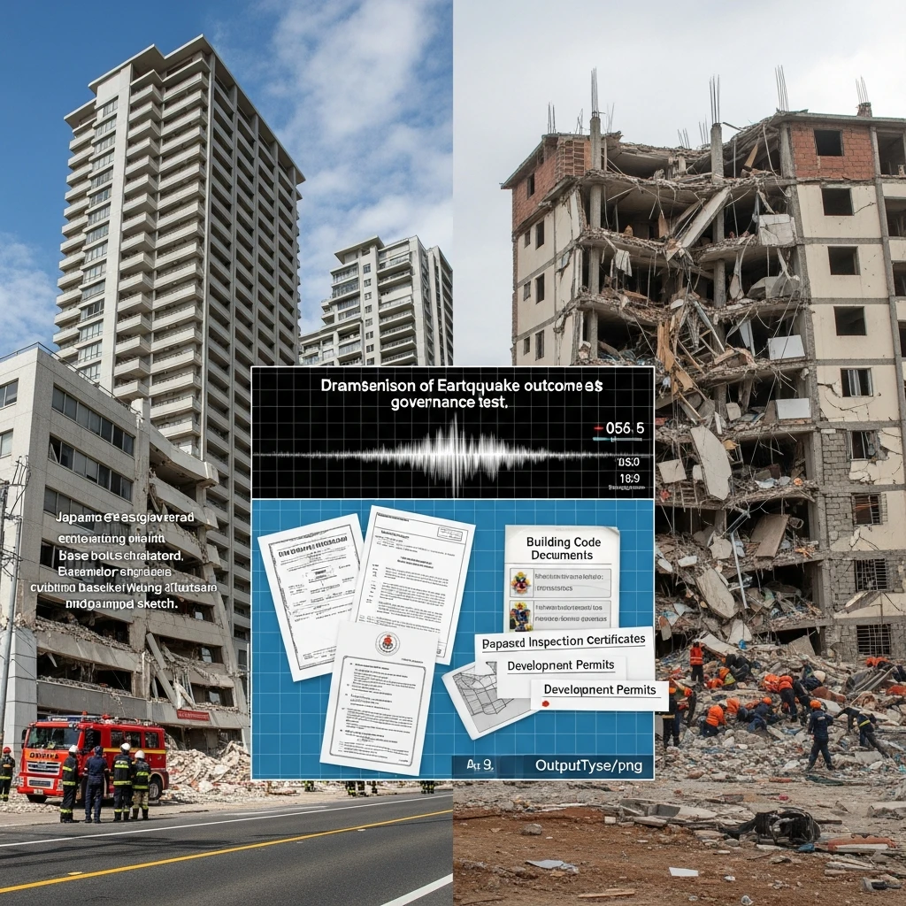 Earthquakes reshaping political order