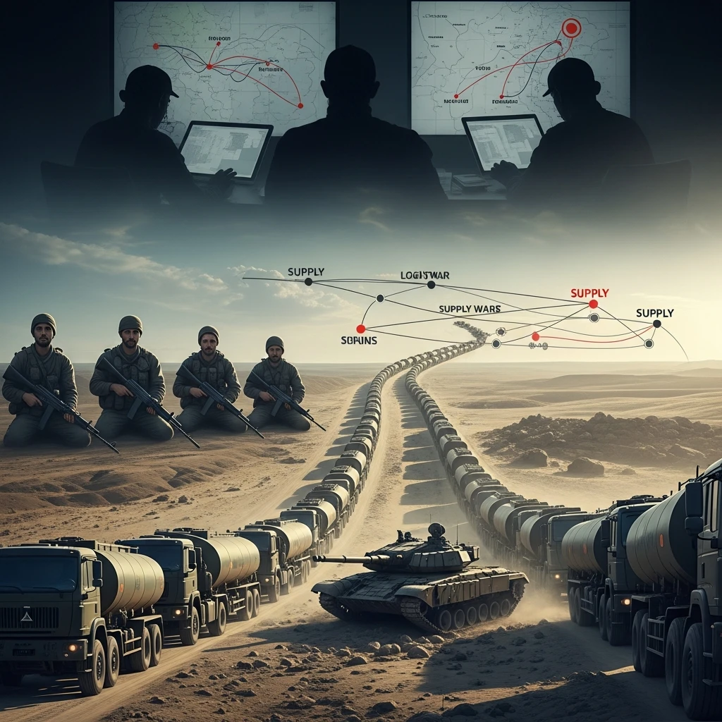 Military supply lines and logistics operations