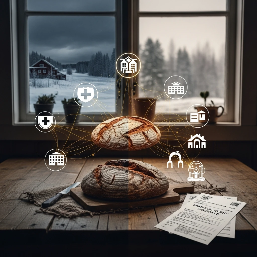 Rye bread representing social safety net foundations