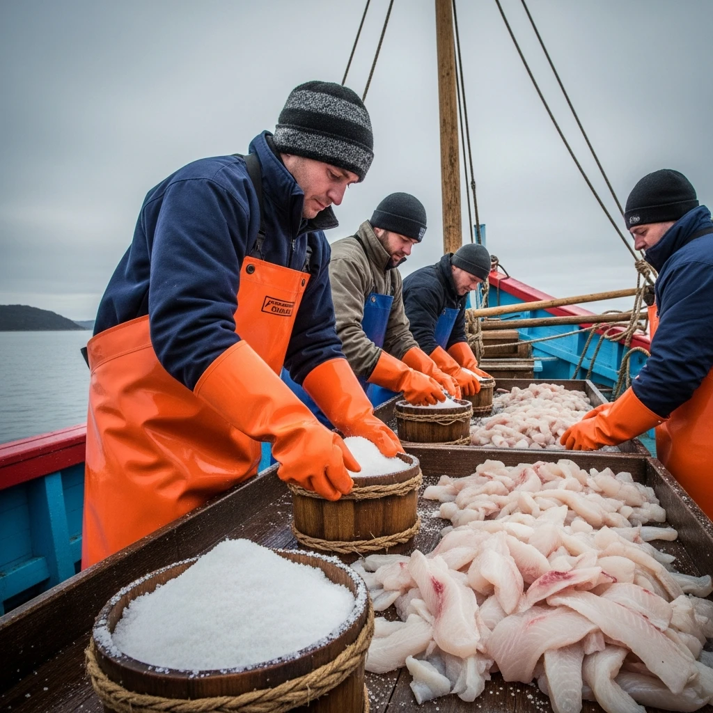 Northern salt wars and cod fishing