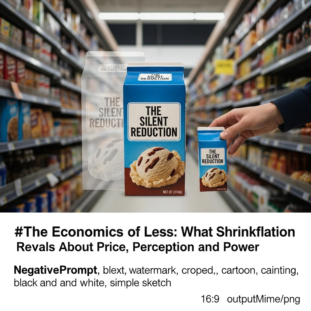 The Economics of Less: What Shrinkflation Reveals About Price, Perception, and Power