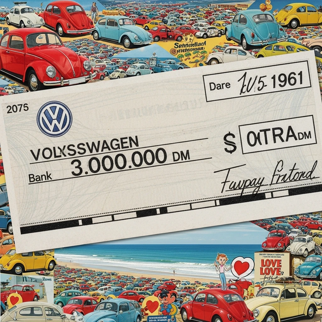 A vast yard filled with rows of identical military trucks in a desert, with one being loaded in the foreground.