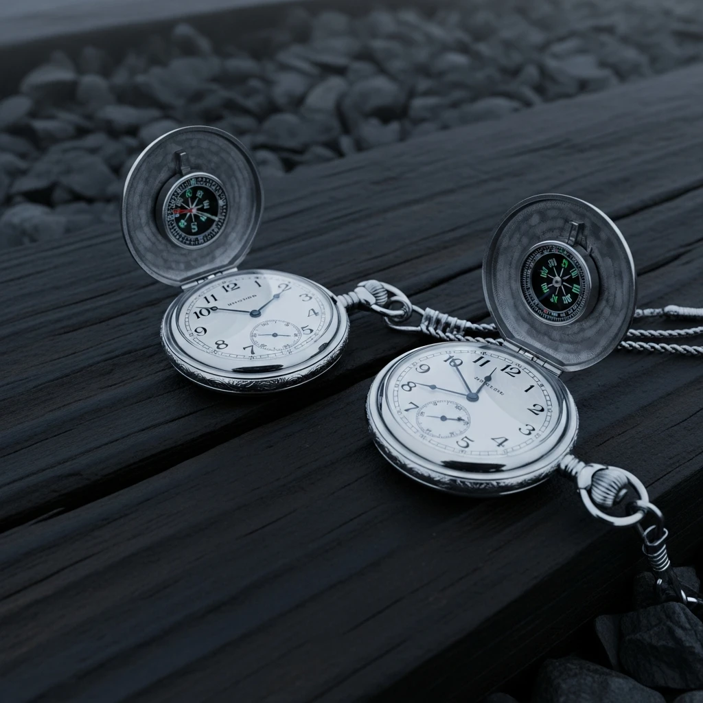 Two trains colliding on single track