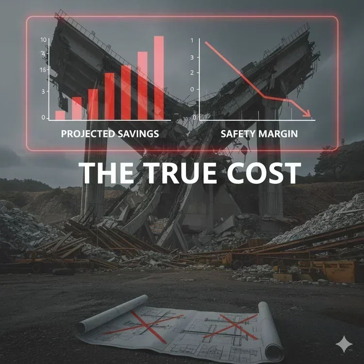 The inverse relation between costs savings and safety