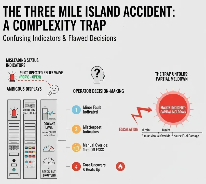 Before-and-after diagram showing the Hyatt Regency walkway hanger rod modification that doubled the load on upper connections, leading to catastrophic failure