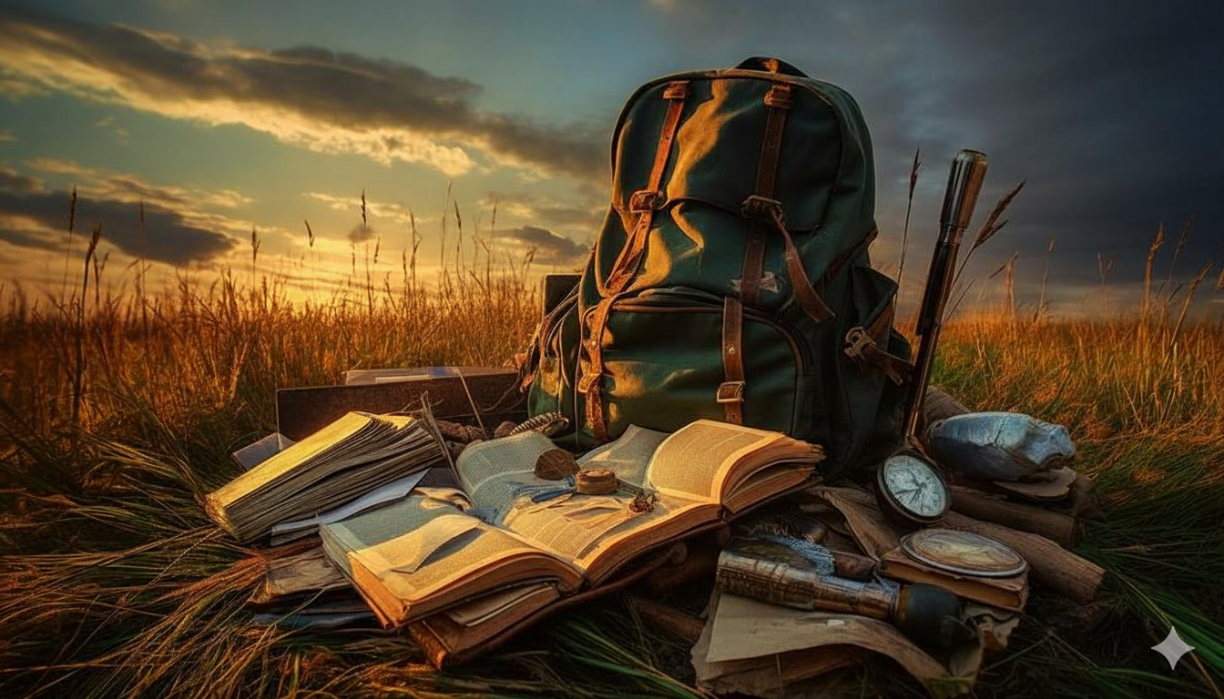 Knapsack problem illustration showing selection of items to maximize value